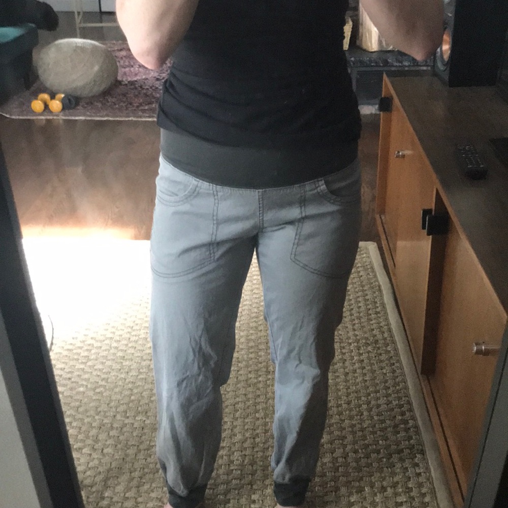 Grey Black Diamond Climbing Pants